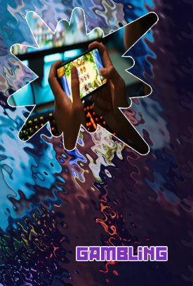 Video game gambling app